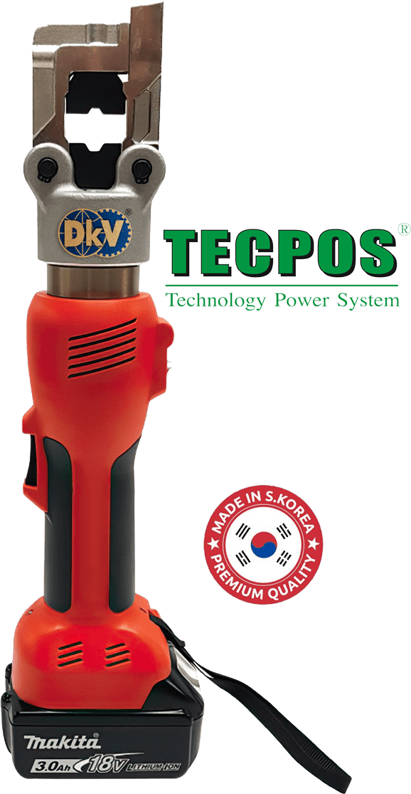 Kìm ép cốp thủy lực Tecpos TBCP240, Tecpos battery operated crimping tools TBCP240