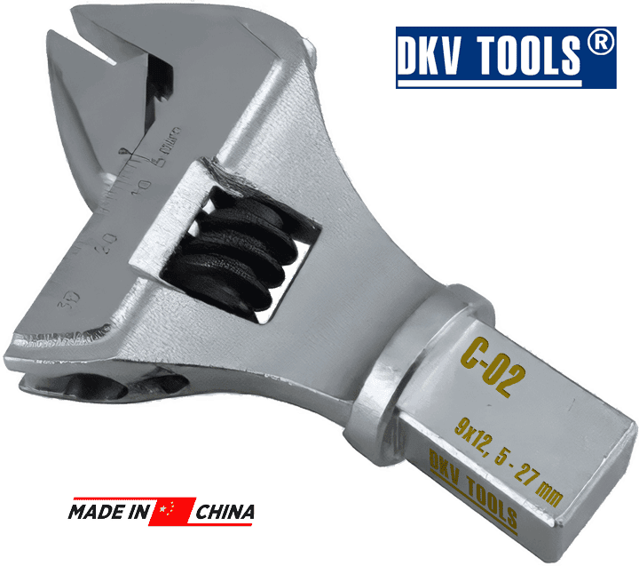 Đầu cờ lê lực mỏ lết C-02, đầu cờ lê siết lực mỏ lết C-02