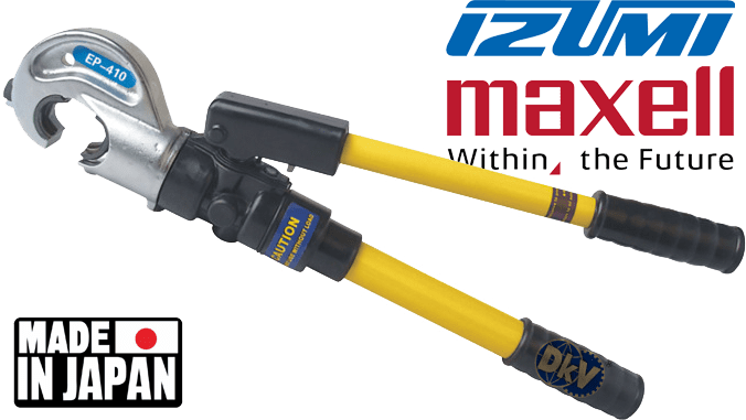 Kìm ép cos thủy lực Izumi EP-410, Izumi hydraulic compression tools EP-410