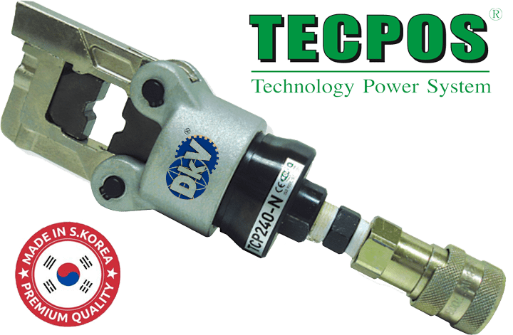 Đầu ép cốp thủy lực Tecpos TCP240-N, Tecpos hydraulic crimping heads TCP240-N