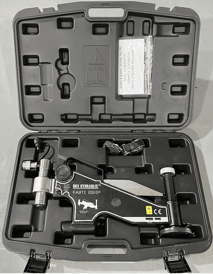 dong truc mat bich thuy luc fa-9te, hydraulic flange alignment tool fa-9te
