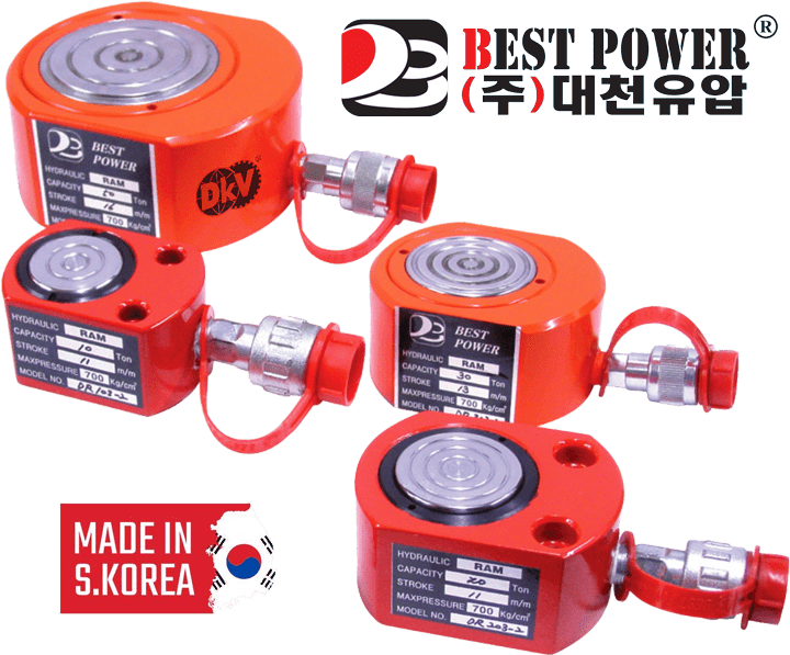 Kích thủy lực mỏng Best Power DRLP-3013 , Best Power low hydraulic jack DRLP-3013
