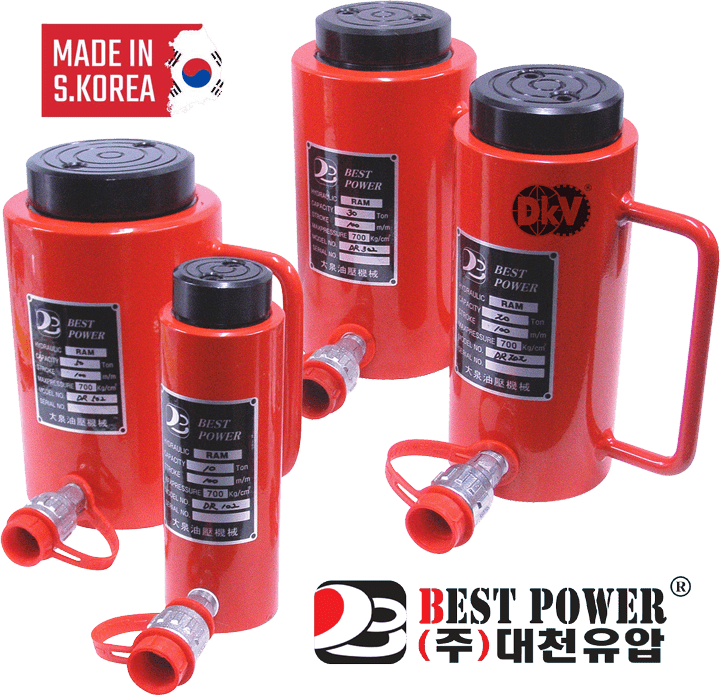 Kích thủy lực Best Power DRSG-100150, Best Power single acting hydraulic jack DRSG-100150