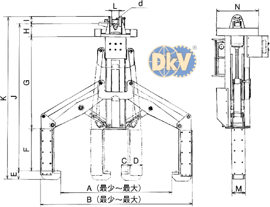 Kẹp tôn Eagle clamp AMS-500, Eagle clamp lifting clamps for steel AMS-500