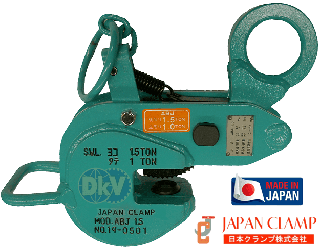 Kẹp tôn ngang Japan Clamp ABJ-0.75, Japan Clamp horizontal lifting clamps for steel ABJ-0.75