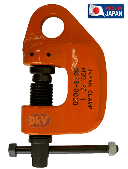 Kẹp tôn ngang Japan Clamp PC-5-85, Japan Clamp horizontal screw lifting clamps for steel PC-5-85