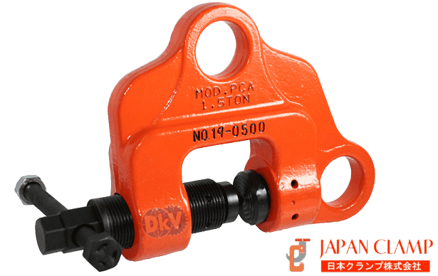 Kẹp tôn ngang Japan Clamp PCA-5, Japan Clamp horizontal screw lifting clamps for steel PCA-5