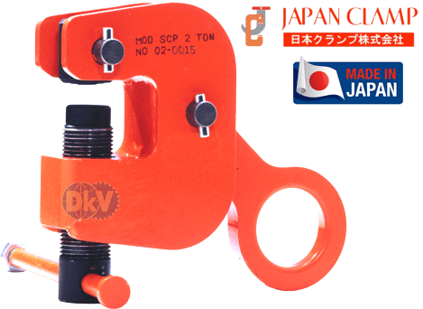 Kẹp tôn ngang Japan Clamp SCP-0.5, Japan Clamp horizontal screw lifting clamps for steel SCP-0.5
