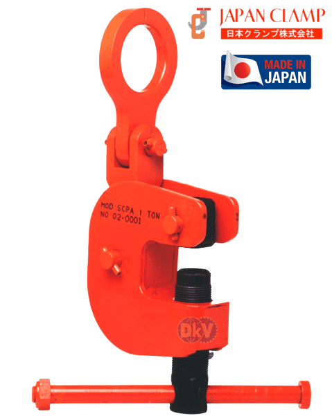 Kẹp tôn ngang Japan Clamp SCPA-3, Japan Clamp horizontal screw lifting clamps for steel SCPA-3
