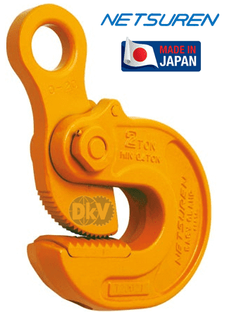 Kẹp tôn ngang Netsuren Easy-O (3 ton, 10 - 40 mm), Netsuren horizontal lifting clamps for steel Easy-O (3 ton, 10 - 40 mm)