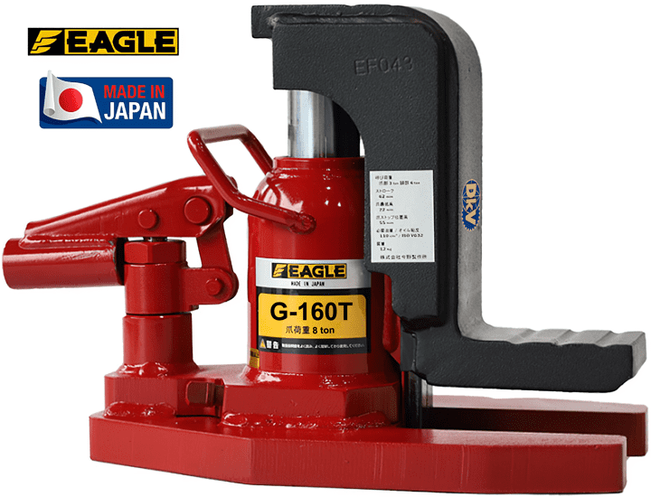 Kích móc thủy lực Eagle G-160T, Eagle hydraulic toe jack G-160T