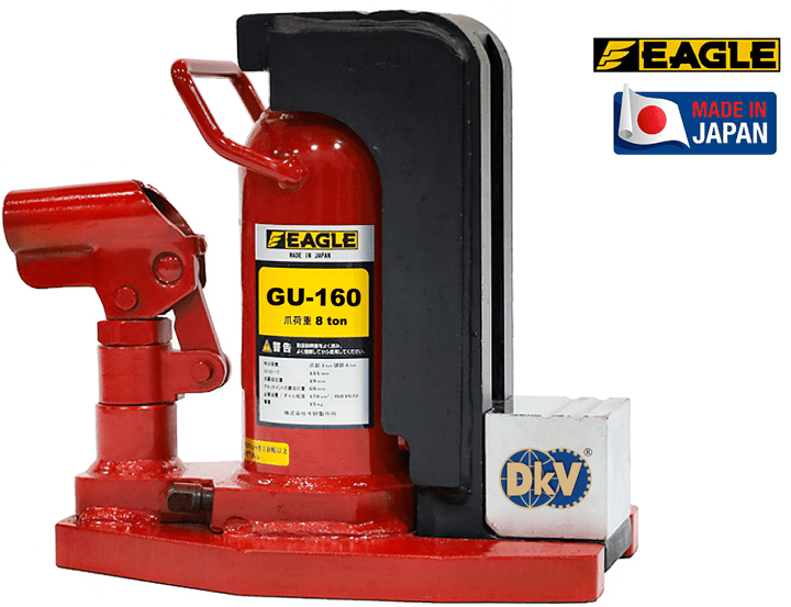 Kích móc thủy lực Eagle GU-160, Eagle hydraulic toe jack GU-160