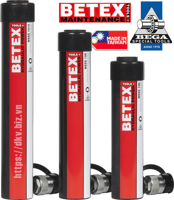 kich thuy luc betex NSSS 108, betex single acting hydraulic jack nsss 108