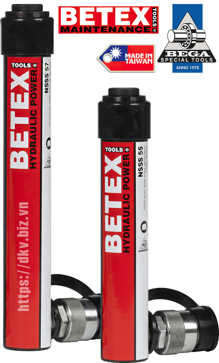 kich thuy luc betex NSSS 57, betex single acting hydraulic jack nsss 57