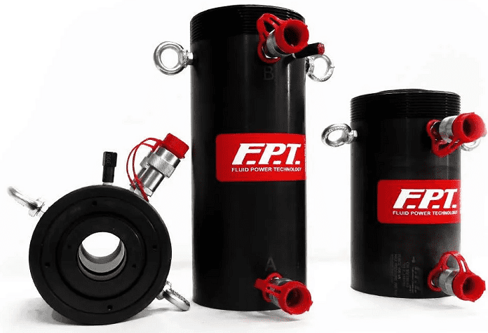 Kích thủy lực rỗng tâm FPT CRI-100/150-F0, kích thủy lực rỗng tâm 2 chiều FPT CRI-100/150-F0, FPT hollow plunger hydraulic jack CRI-100/150-F0