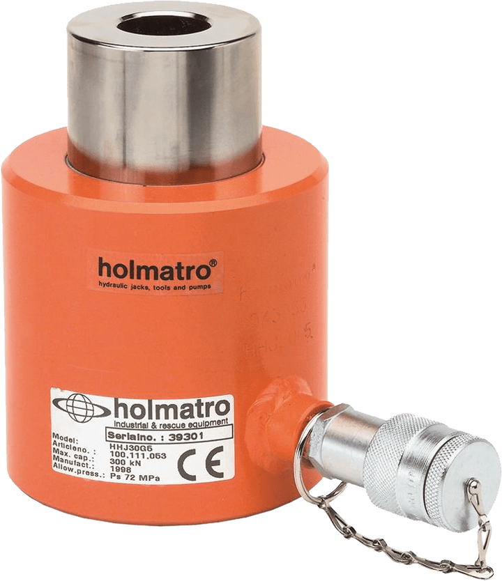 Kích thủy lực rỗng tâm Holmatro HHJ 30 G 5, con đội thủy lực rỗng tâm Holmatro HHJ 30 G 5, Holmatro hole hydraulic cylinder HHJ 30 G 5