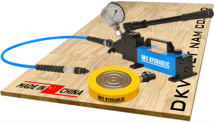 Bộ kích thủy lực LHC-00510, Bộ con đội thủy lực LHC-00510, Hydraulic cylinder and hand pump set LHC-00510