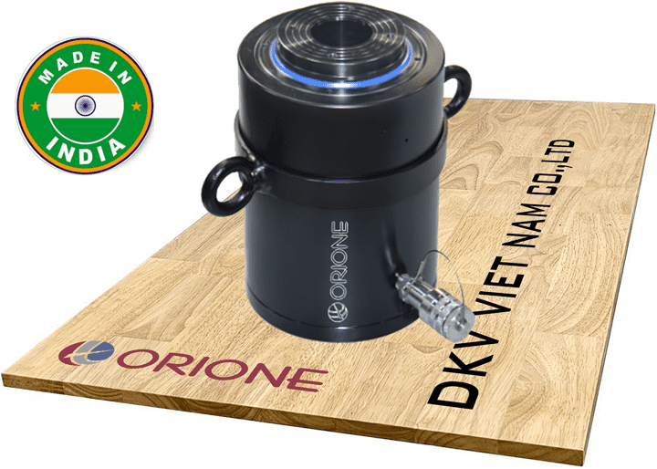 Kích thủy lực Orione OASH 30-75, kích thủy lực rỗng tâm vỏ nhôm Orione OASH 30-75, Orione aluminum single acting hollow hydraulic jack OASH 30-75