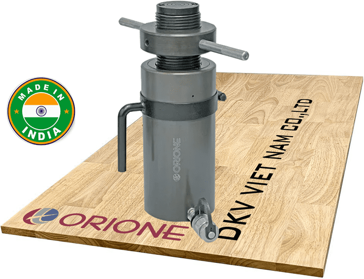 Kích thủy lực Orione OAST 50-150, con đội thủy lực Orione OAST 50-150, Orione aluminum locknut hydraulic jack OAST 50-150