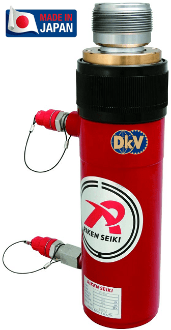 Kích thủy lực Riken D2-300, kích thủy lực 2 chiều Riken D2-300, Riken double acting hydraulic jack D2-300