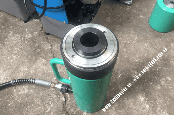 kich thuy luc Osaka EC20S15, Osaka hollow hydraulic jack, EC20S15, Osaka, japan