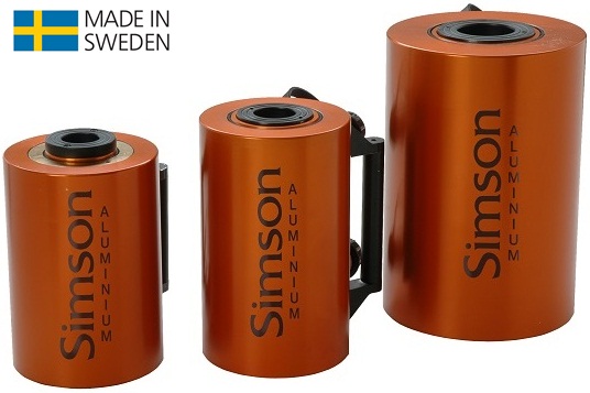 kich thuy luc vo nhom Simson HPD A 50152H, Simson aluminum hydraulic cylinder HPD A 50152H