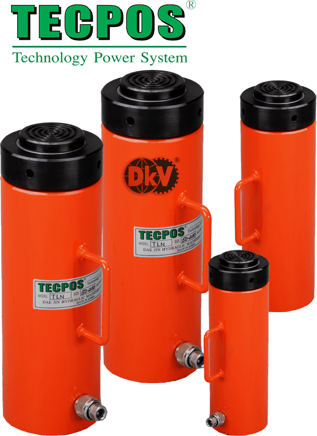 Kích thủy lực vong ham Tecpos TLN-30200, Tecpos lock nut hydraulic jack TLN-30200