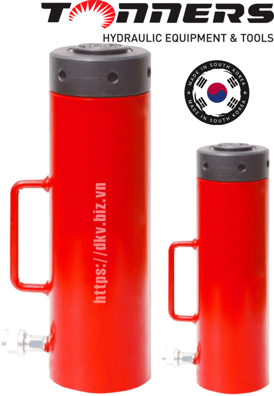 Kích thủy lực Tonners DLN-150200, kích thủy lực vòng hãm Tonners DLN-150200, Tonners lock nut hydraulic jack DLN-150200