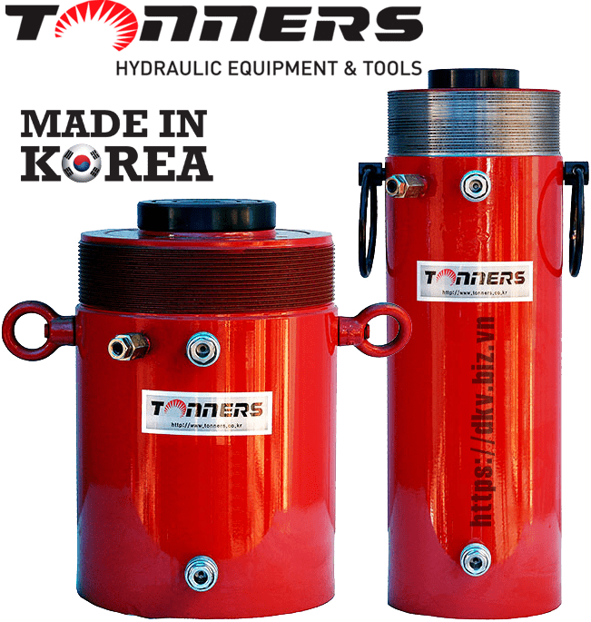 Kích thủy lực Tonners DRW-10150, Tonners double acting hydraulic DRW-10150