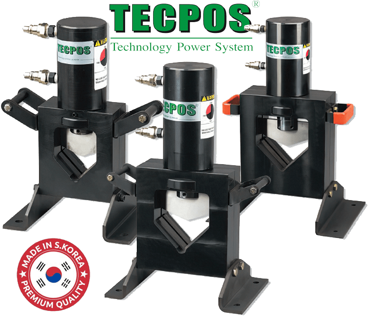 Máy cắt góc thủy lực Tecpos TAC-100, Tecpos angle cutters TAC-100
