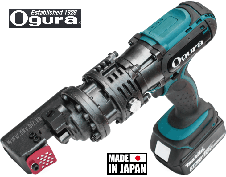 May Cat Thep Thuy Luc Ogura HCC-13DF , Ogura Cordless Hydraulic Rebar Cutter HCC-13DF