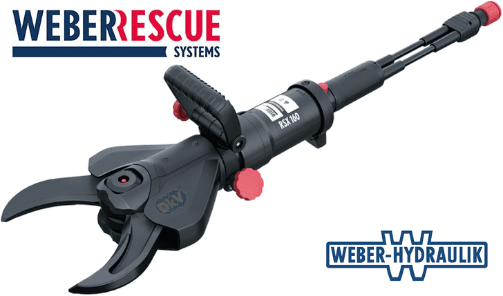 Đầu cắt thủy lực Weber RSX 160, Weber hydraulic cutter RSX 160