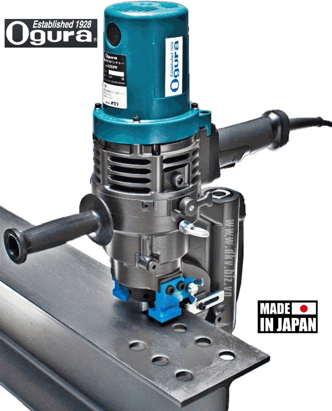 MAY ĐỘT LỖ THỦY LỰC OGURA HPC-2213W, OGURA ELECTRIC HYDRAULIC PUNCHER HPC-2213W