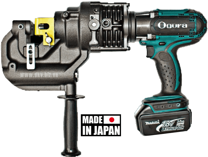 MAY ĐỘT LỖ THỦY LỰC OGURA HPC-N208WDF , OGURA CORDLESS HYDRAULIC PUNCHER HPC-N208WDF