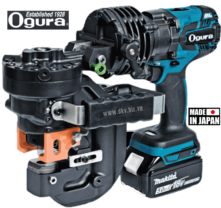 MAY ĐỘT LỖ THỦY LỰC OGURA HPC-N209WBL , OGURA Cordless HYDRAULIC PUNCHER HPC-N209WBL