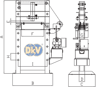 Bơm thủy lực Hàn Quốc Tonners DVFP-2A, Tonners hydraulic hand pump DVFP-2A