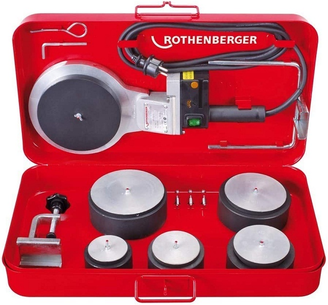 Máy hàn ống HDPE Rothenberger 55321, máy hàn ống nhiệt Rothenberger 55321, Rothenberger Protable socket welder 55321
