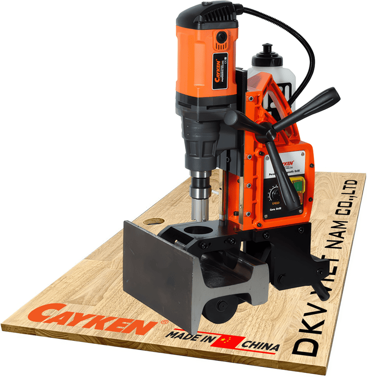 Máy khoan từ ray tàu hỏa Cayken SCY-45RAIL, Cayken train rail magnetic drilling machines SCY-45RAIL