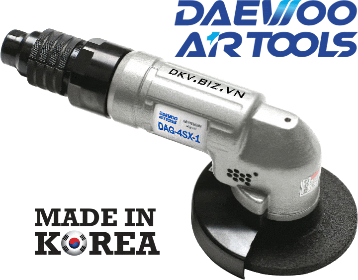 Máy mài góc khí nén Daewoo DAG-4SX-1, Daewoo air angle grinder DAG-4SX-1