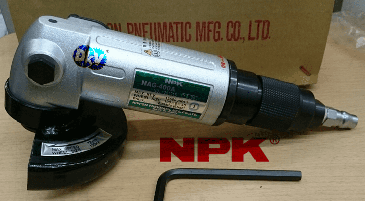 may mai goc khi nen NPK NAG-400A-EX, NPK air angle grinder NAG-400A-EX