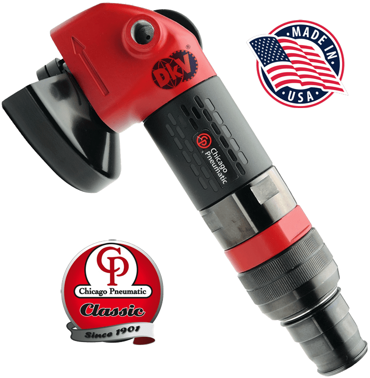 Máy mài góc khí nén Chicago Pneumatic CP3450-12ACR4, Chicago Pneumatic air angle grinder CP3450-12ACR4 