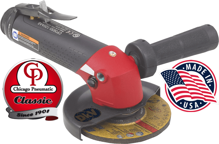 Máy mài góc khí nén Chicago Pneumatic CP3650-120AB5, Chicago Pneumatic air angle grinder CP3650-120AB5