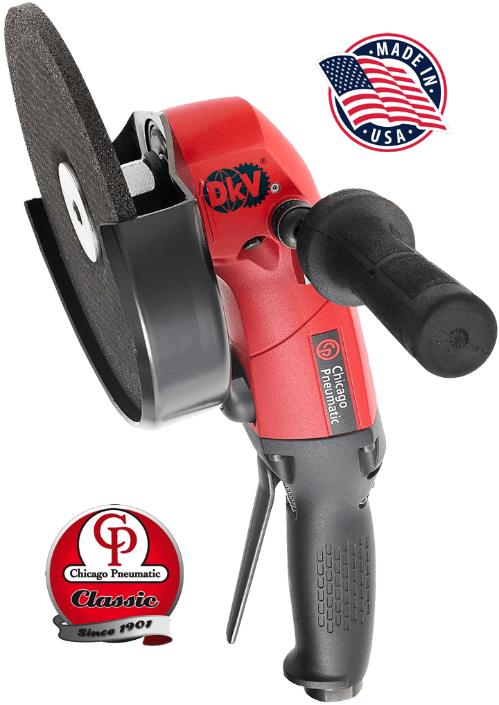 Máy mài góc khí nén Chicago Pneumatic CP3850-77AB7V, Chicago Pneumatic air angle grinder CP3850-77AB7V 