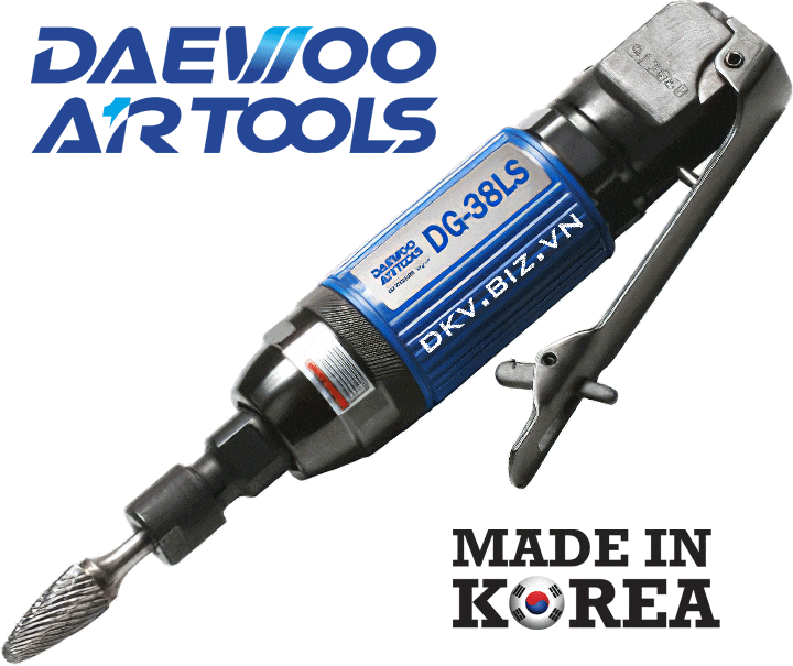 Máy mài lỗ khí nén Daewoo DG-38LS, Daewoo air die grinder DG-38LS