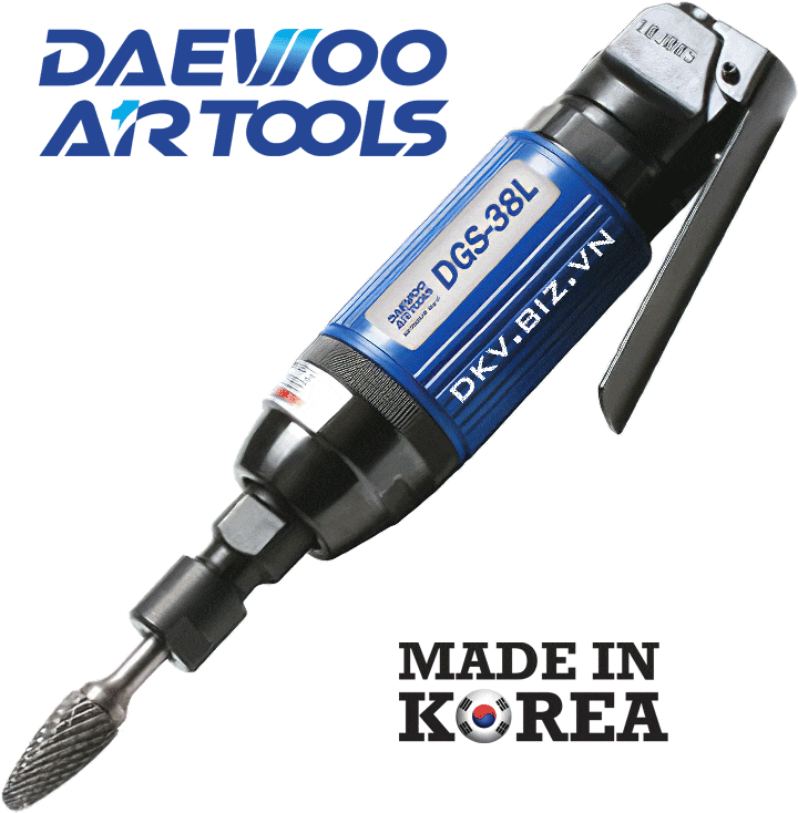 Máy mài lỗ khí nén Daewoo DGS-38L, Daewoo air die grinder DGS-38L