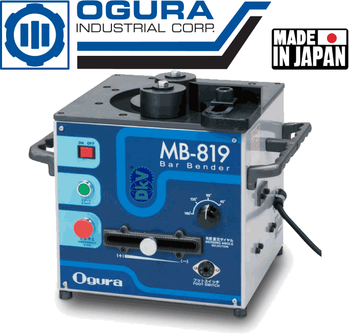 May uon Thep Thuy Luc Ogura MB-819 , Ogura Hydraulic Rebar Benders MB-819