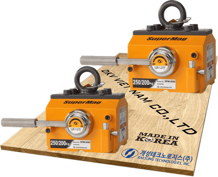 Nam châm cẩu hàng Kaesung SPM-450/300, Kaesung permanent lifting magnet SPM-450/300