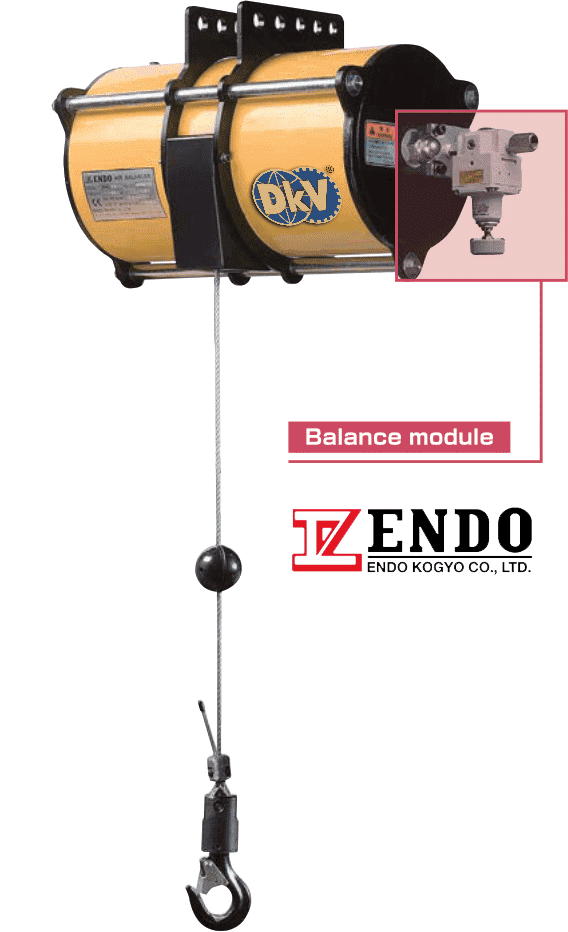 Pa lăng cân bằng khí nén Endo EHB-50S + BC1, Endo peumatic balancer EHB-50S + BC1