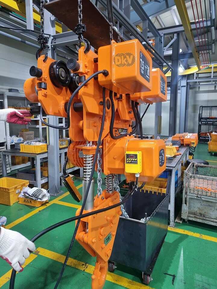 Pa lăng xích điện Daesan DSM-7.5W, Daesan electric chain hoists DSM-7.5W