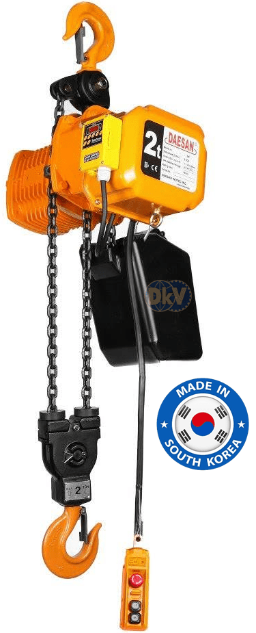 Pa lăng xích điện Daesan DST-2W, Daesan electric chain hoists DST-2W
